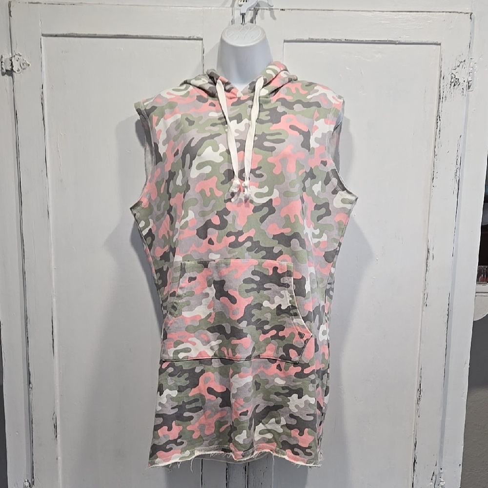 CHARLIE PAIGE CHAMOFLAUGE HOODIE SWEATSHIRT.   #6762